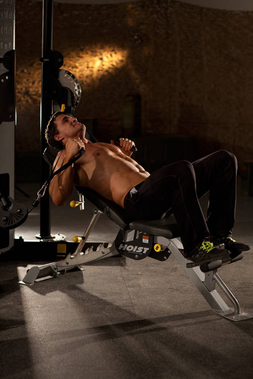Incline Cable Chest Press — Cable Chest exercise demonstration