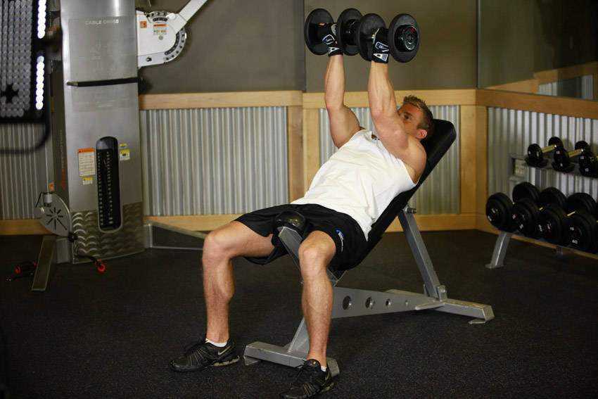 Incline Dumbbell Flyes - With A Twist — Dumbbell Chest exercise demonstration