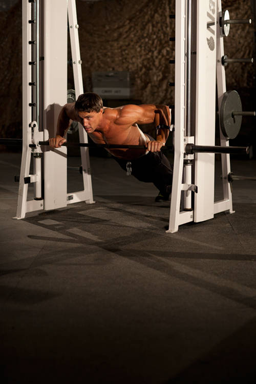 Incline Push-Up Wide — Body Weight Chest exercise demonstration