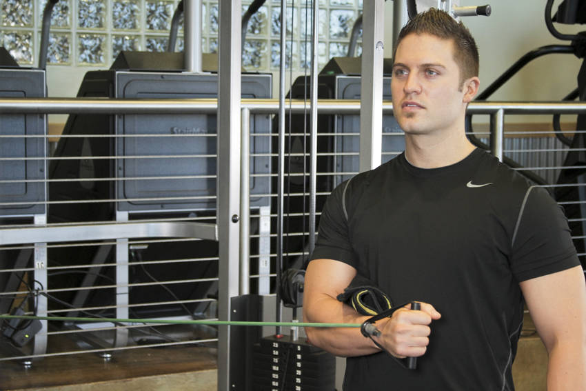 Internal Rotation with Band — Band Shoulders exercise demonstration