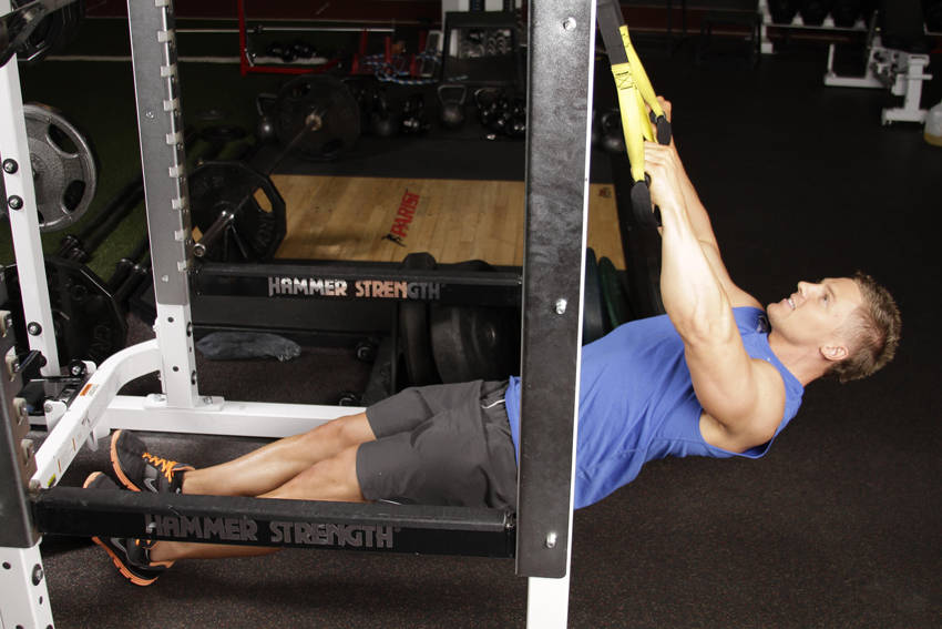 Inverted Row with Straps — Other Middle Back exercise demonstration