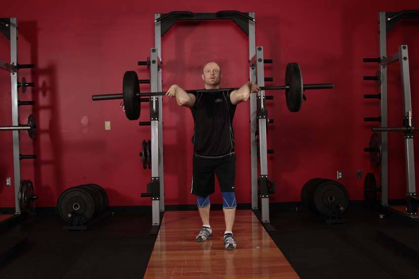 Jerk Balance — Barbell Shoulders exercise demonstration