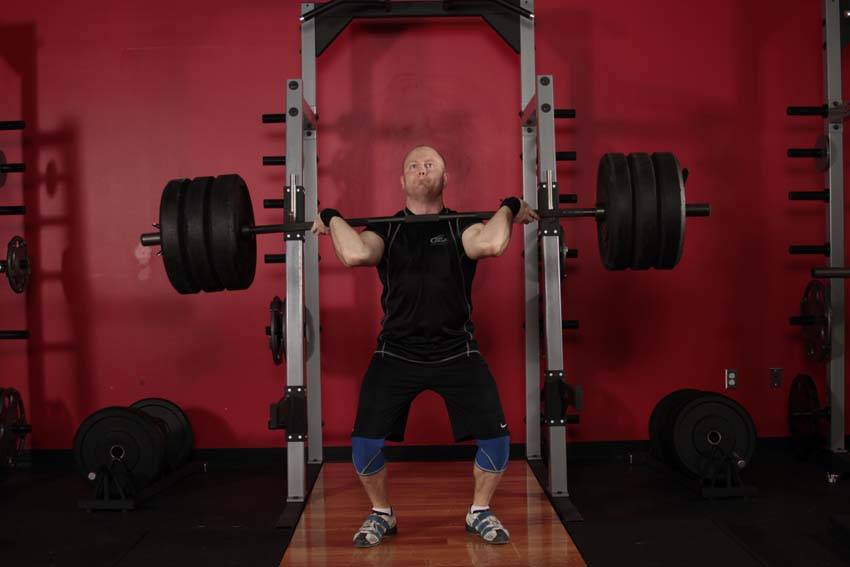 Jerk Dip Squat — Barbell Quadriceps exercise demonstration