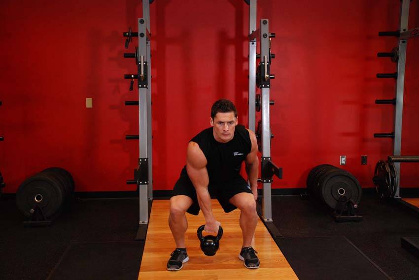 Kettlebell Hang Clean — Kettlebell Hamstrings exercise demonstration