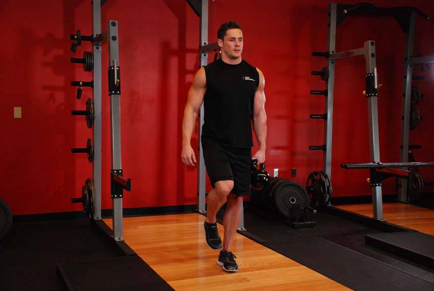 Kettlebell One-Legged Deadlift — Kettlebell Hamstrings exercise demonstration