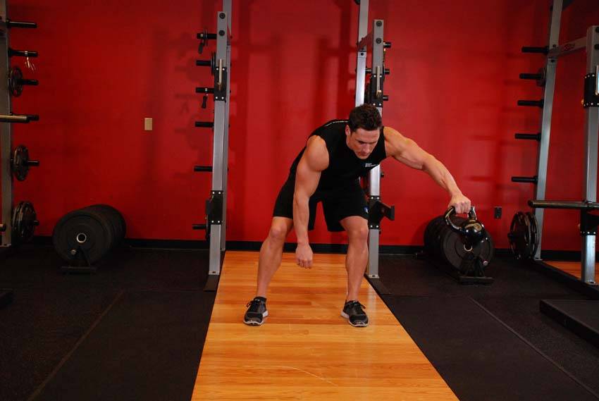 Kettlebell Pass Between The Legs — Kettlebell Abdominals exercise demonstration