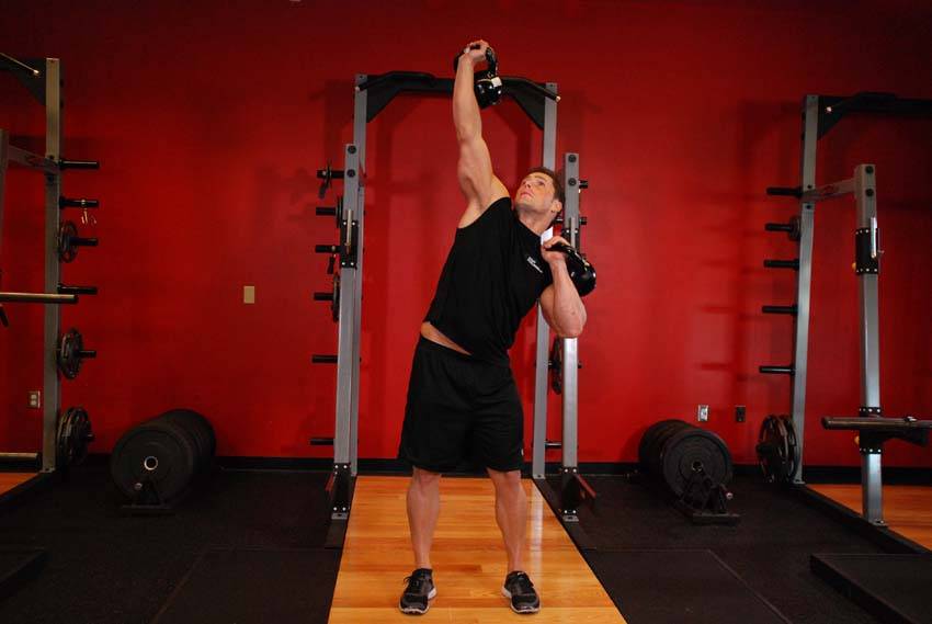 Kettlebell Seesaw Press — Kettlebell Shoulders exercise demonstration