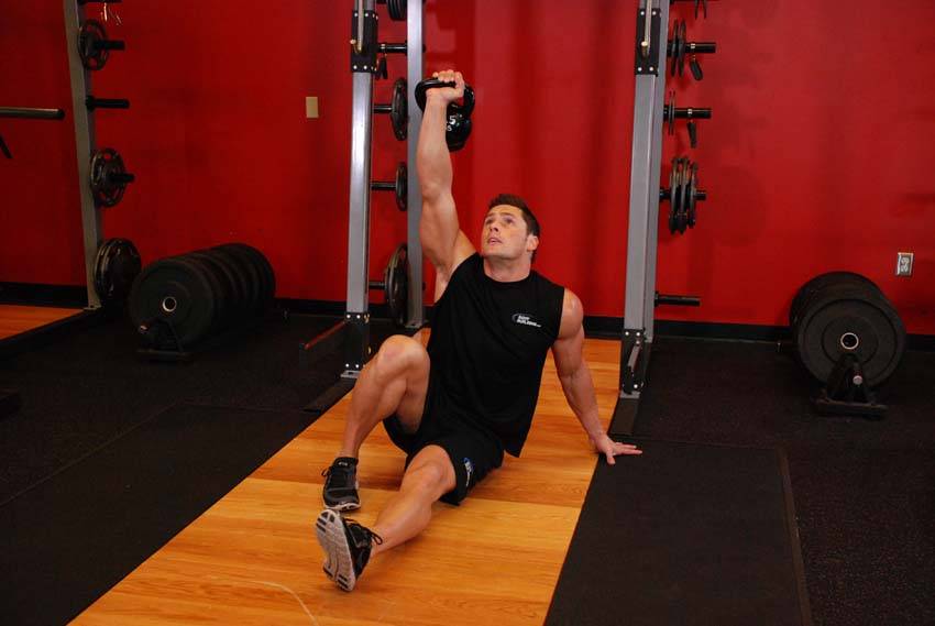 Kettlebell Turkish Get-Up (Lunge style) — Kettlebell Shoulders exercise demonstration