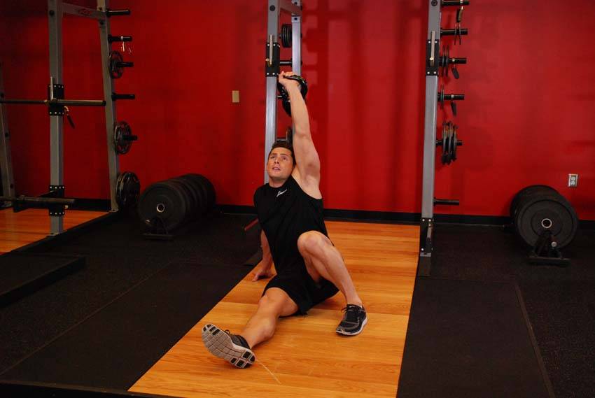 Kettlebell Turkish Get-Up (Squat style) — Kettlebell Shoulders exercise demonstration
