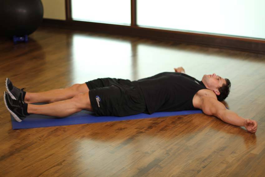Knee Across The Body — Body Weight Glutes exercise demonstration
