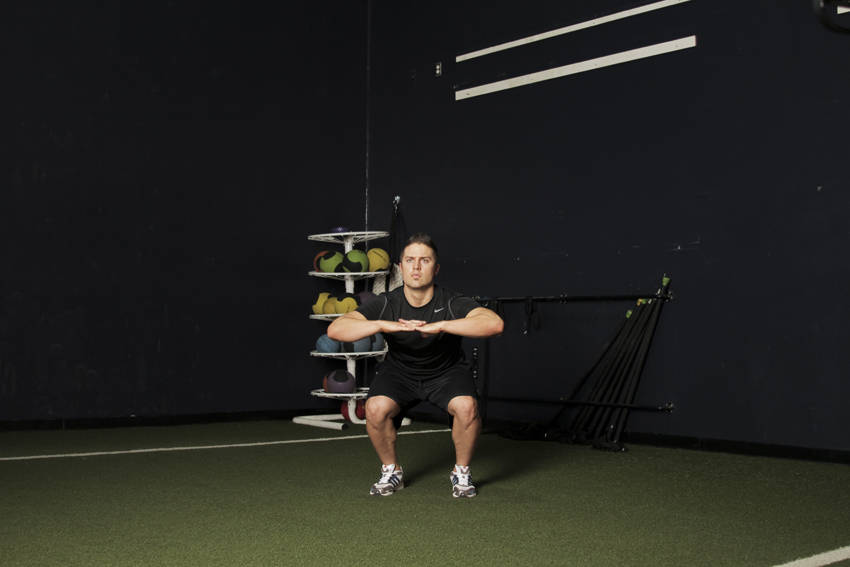 Knee Tuck Jump — Body Weight Hamstrings exercise demonstration