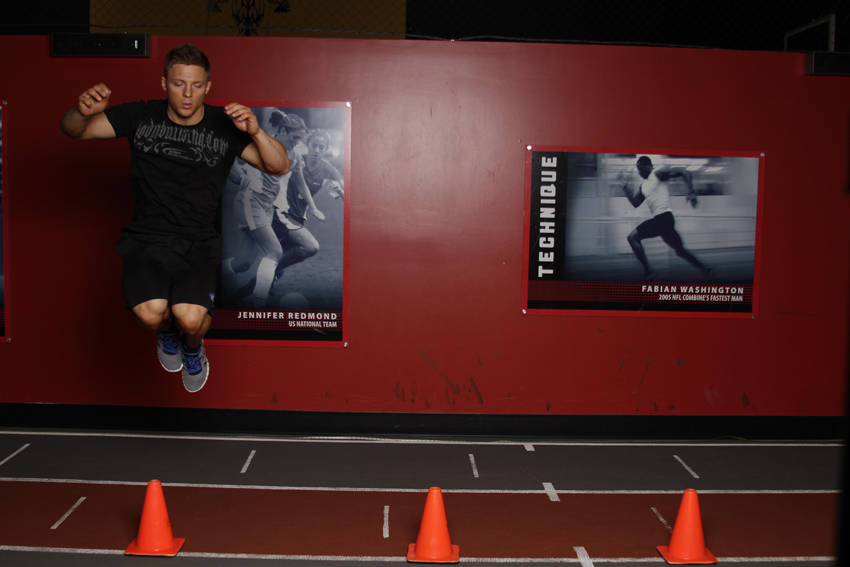 Lateral Cone Hops — Other Adductors exercise demonstration