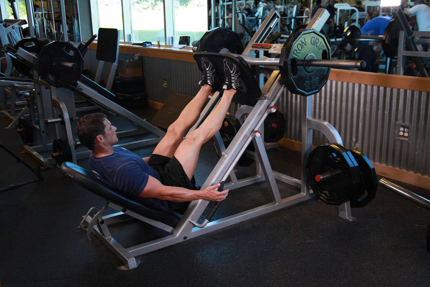 Leg Press — Machine Quadriceps exercise demonstration