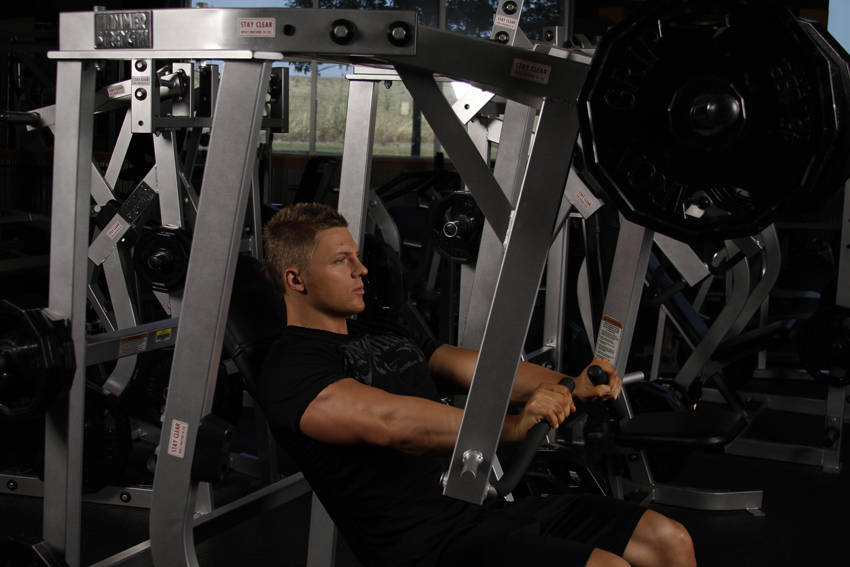 Leverage Decline Chest Press