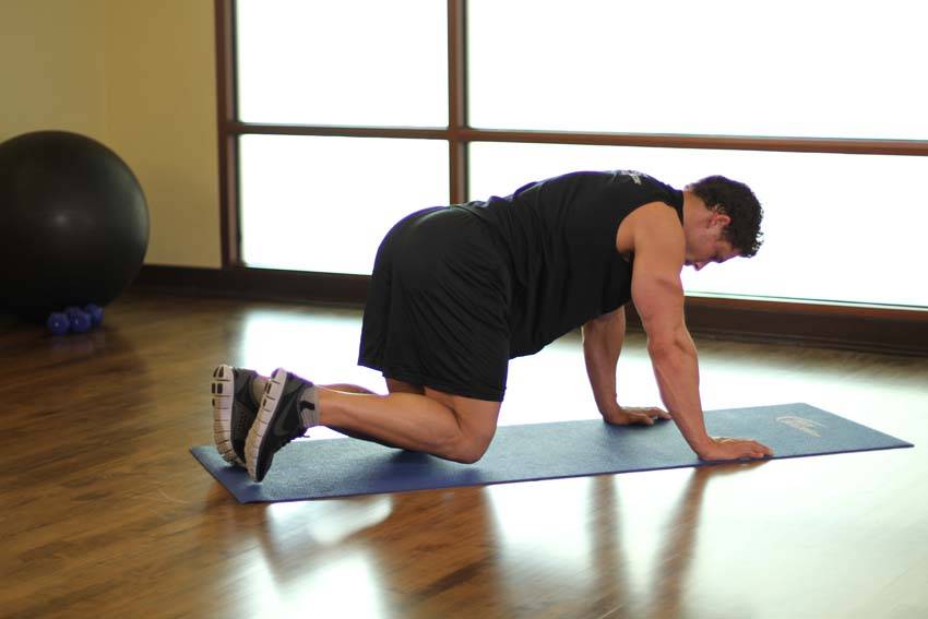 Looking At Ceiling — Body Weight Quadriceps exercise demonstration