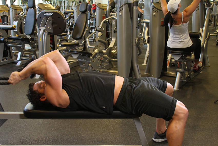 Low Cable Triceps Extension