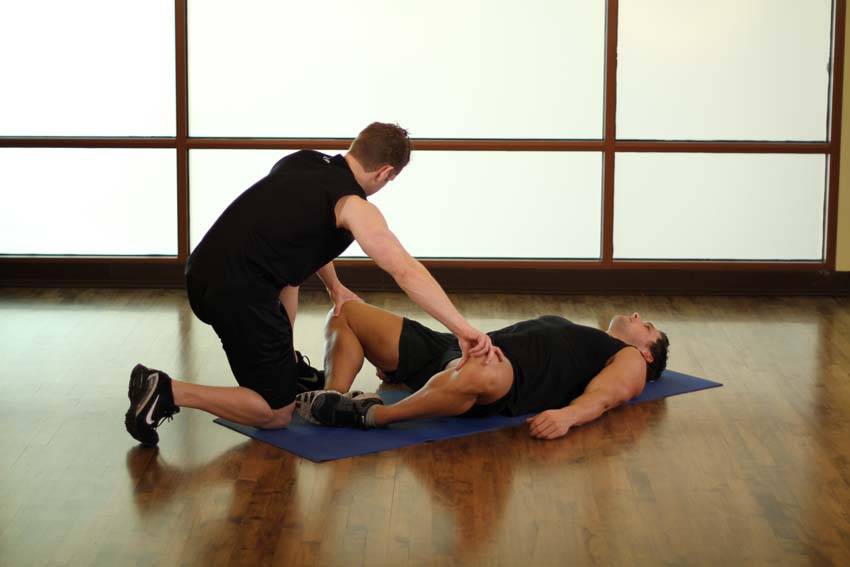 Lying Bent Leg Groin — Other Adductors exercise demonstration