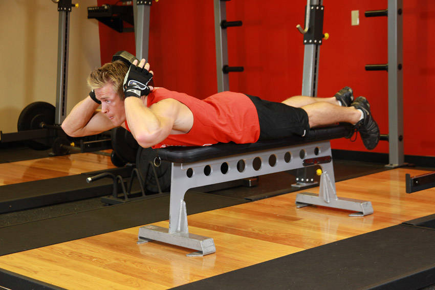 Lying Face Down Plate Neck Resistance — Other Neck exercise demonstration