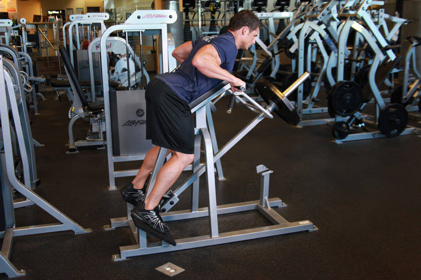 Lying T-Bar Row — Machine Middle Back exercise demonstration