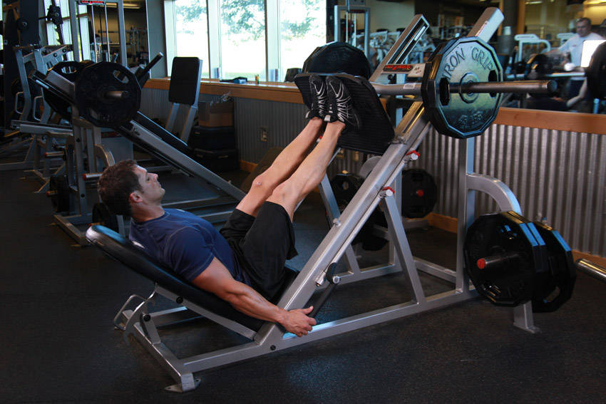 Narrow Stance Leg Press — Machine Quadriceps exercise demonstration