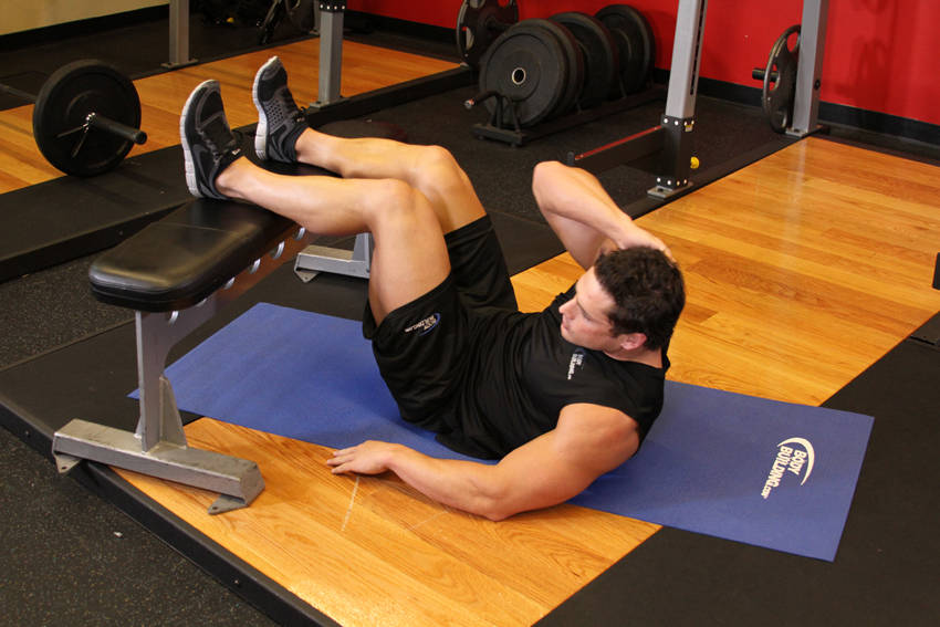 Oblique Crunches — Body Weight Abdominals exercise demonstration