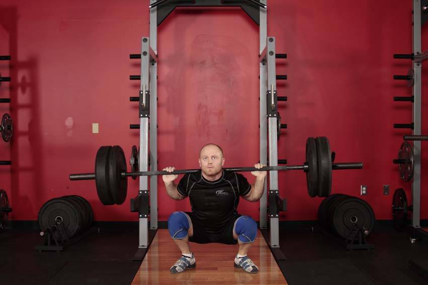 Olympic Squat — Barbell Quadriceps exercise demonstration