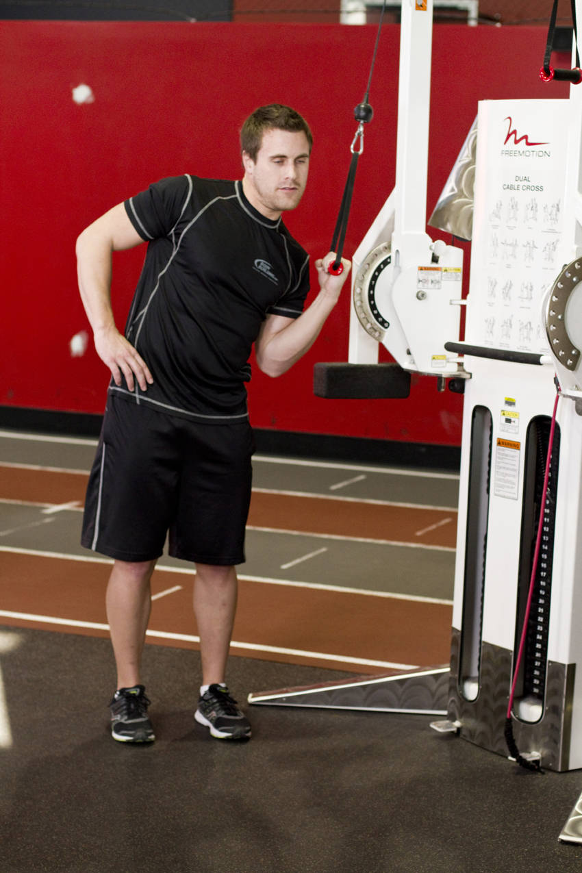 One-Arm High-Pulley Cable Side Bends — Cable Abdominals exercise demonstration