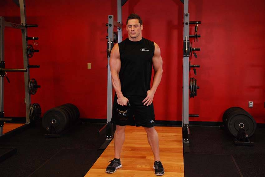 One-Arm Kettlebell Clean — Kettlebell Hamstrings exercise demonstration
