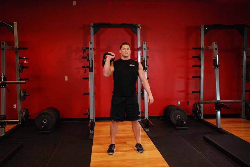 One-Arm Kettlebell Jerk — Kettlebell Shoulders exercise demonstration