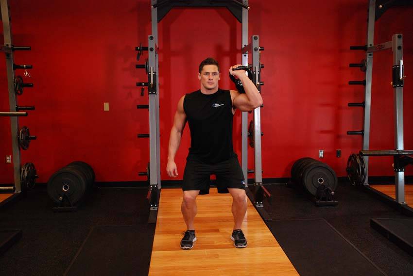 One-Arm Kettlebell Push Press — Kettlebell Shoulders exercise demonstration