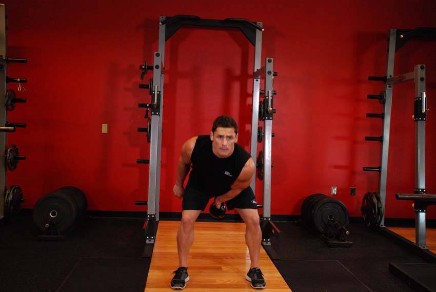 One-Arm Kettlebell Swings — Kettlebell Hamstrings exercise demonstration