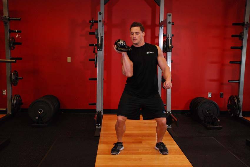 One-Arm Open Palm Kettlebell Clean — Kettlebell Hamstrings exercise demonstration