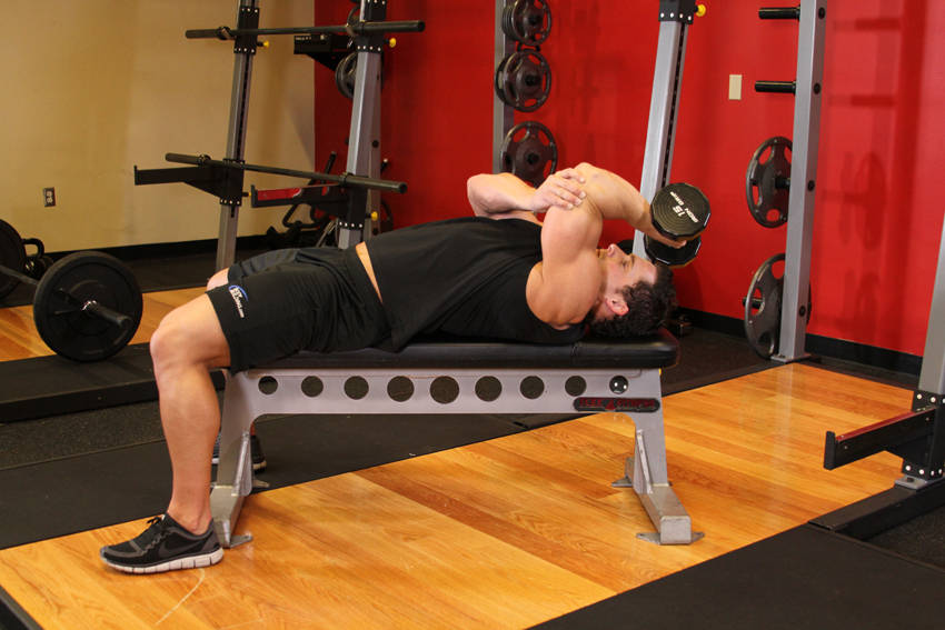 One Arm Pronated Dumbbell Triceps Extension