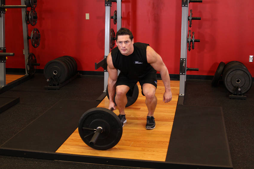 One-Arm Side Deadlift — Barbell Quadriceps exercise demonstration