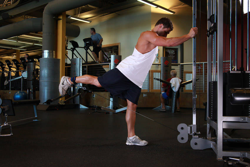 One-Legged Cable Kickback — Cable Glutes exercise demonstration