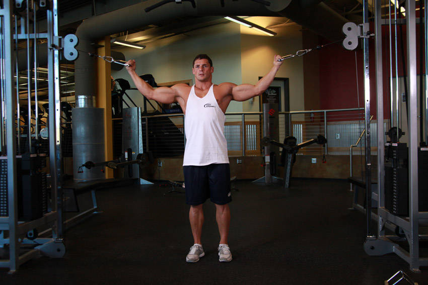 Overhead Cable Curl — Cable Biceps exercise demonstration