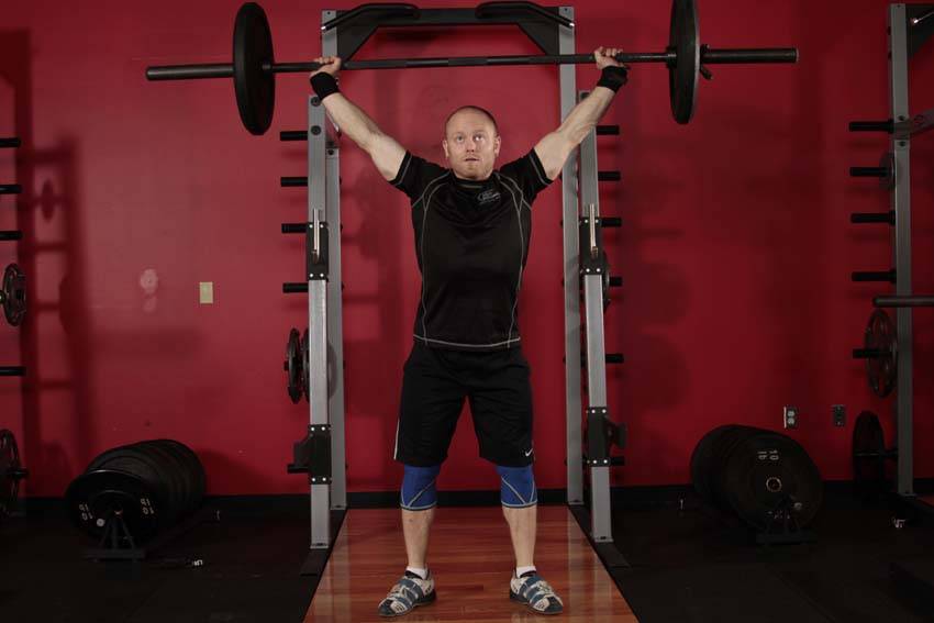 Overhead Squat — Barbell Quadriceps exercise demonstration