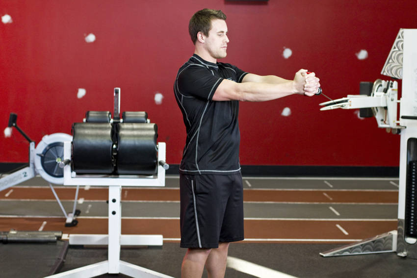 Pallof Press With Rotation — Cable Abdominals exercise demonstration