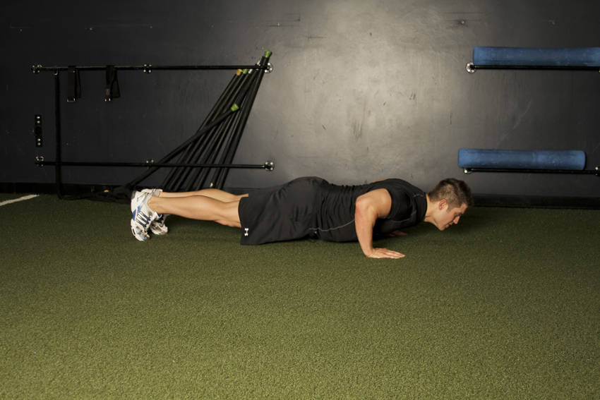 Plyo Push-up — Body Weight Chest exercise demonstration
