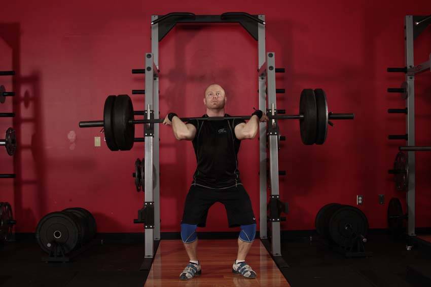 Power Jerk — Barbell Quadriceps exercise demonstration