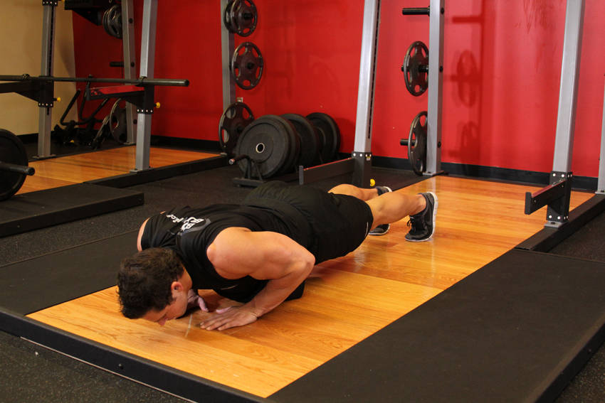 Pushups (Close and Wide Hand Positions) — Body Weight Chest exercise demonstration