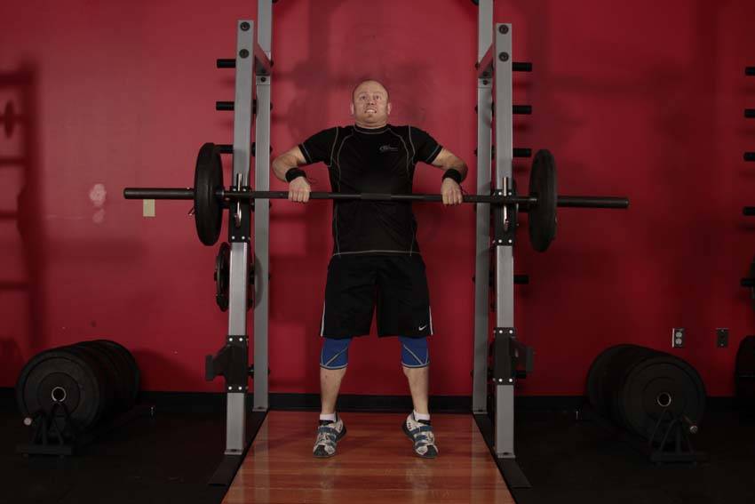 Rack Delivery — Barbell Shoulders exercise demonstration