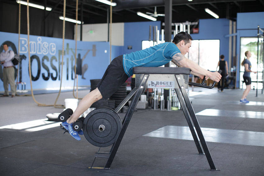 Reverse Hyperextension — Machine Hamstrings exercise demonstration