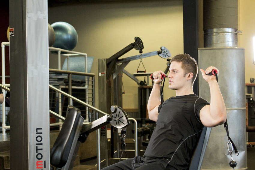 Seated Cable Shoulder Press — Cable Shoulders exercise demonstration