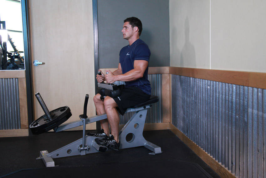 Seated Calf Raise — Machine Calves exercise demonstration