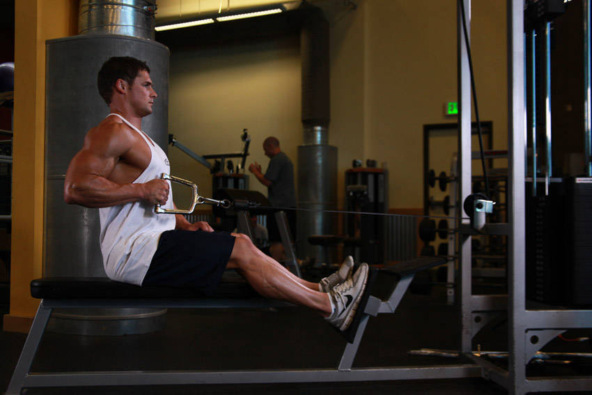 Seated One-arm Cable Pulley Rows — Cable Middle Back exercise demonstration