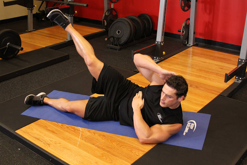 Side Jackknife — Body Weight Abdominals exercise demonstration