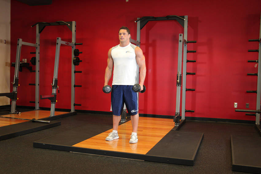 Side Lateral Raise — Dumbbell Shoulders exercise demonstration