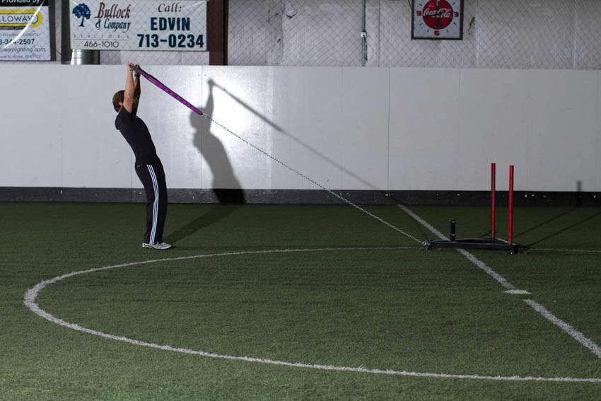Sled Overhead Backward Walk — Other Shoulders exercise demonstration