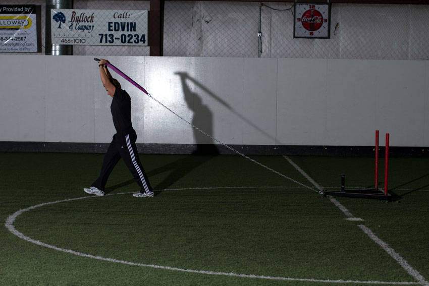 Sled Overhead Triceps Extension — Other Triceps exercise demonstration